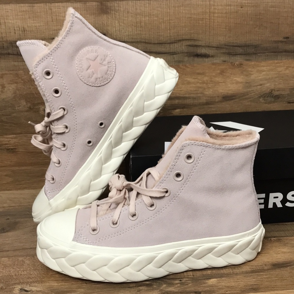 PLATFORM LEATHER CONVERSE CTAS LIFT CABLE HIGH TOP - Picture 15 of 15